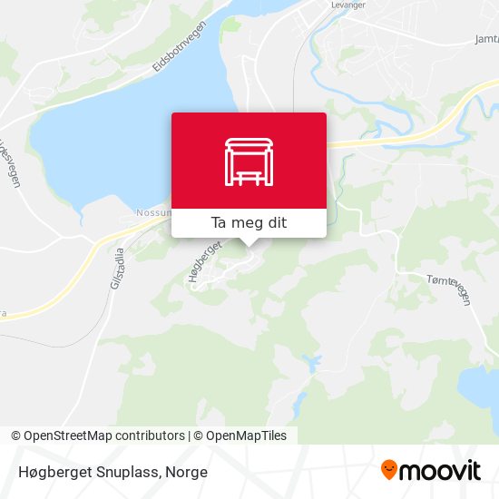 Høgberget Snuplass kart