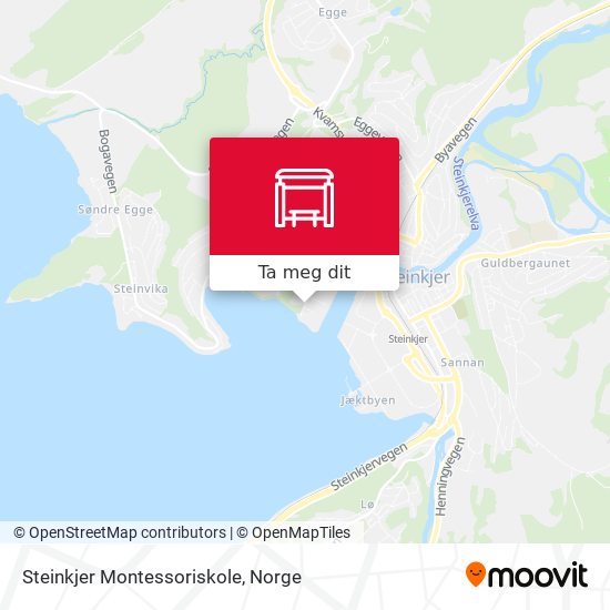 Steinkjer Montessoriskole kart