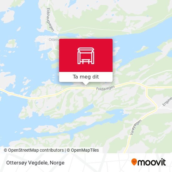 Ottersøy Vegdele kart