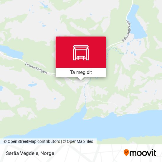 Søråa Vegdele kart