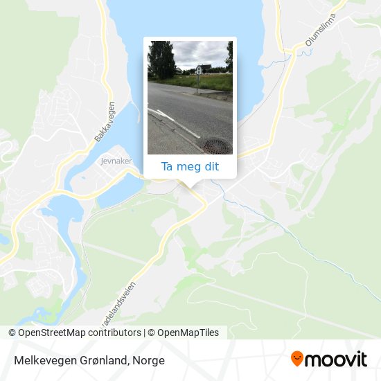 Melkevegen Grønland kart