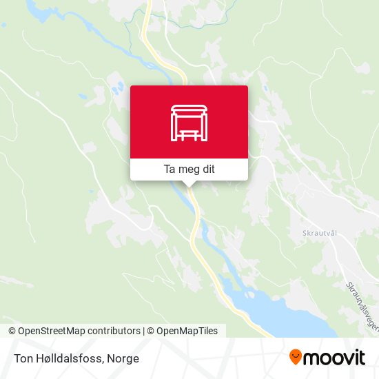 Ton Hølldalsfoss kart