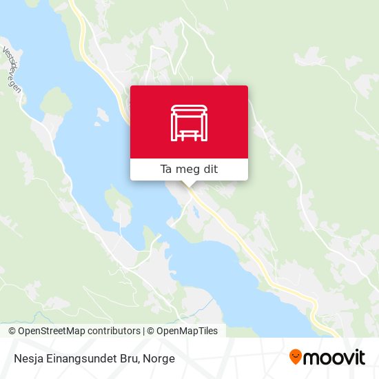 Nesja Einangsundet Bru kart