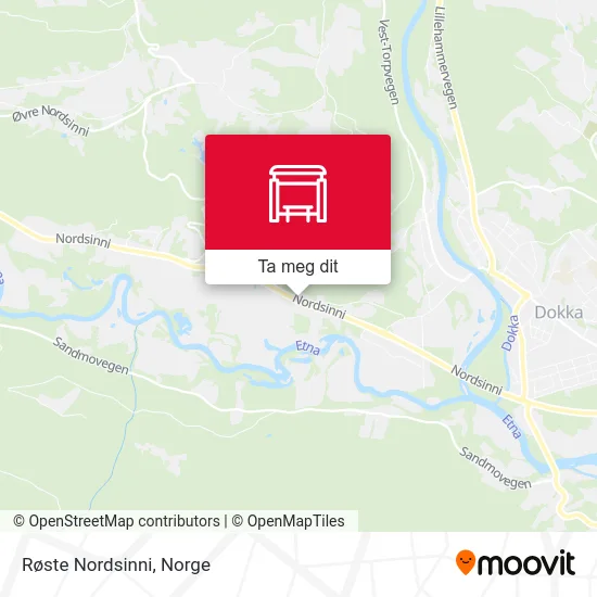 Røste Nordsinni kart