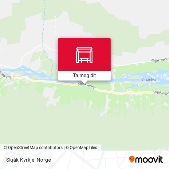 Skjåk Kyrkje kart