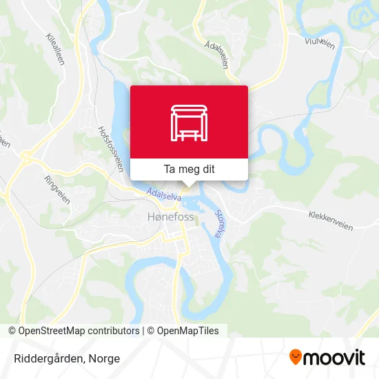 Riddergården kart