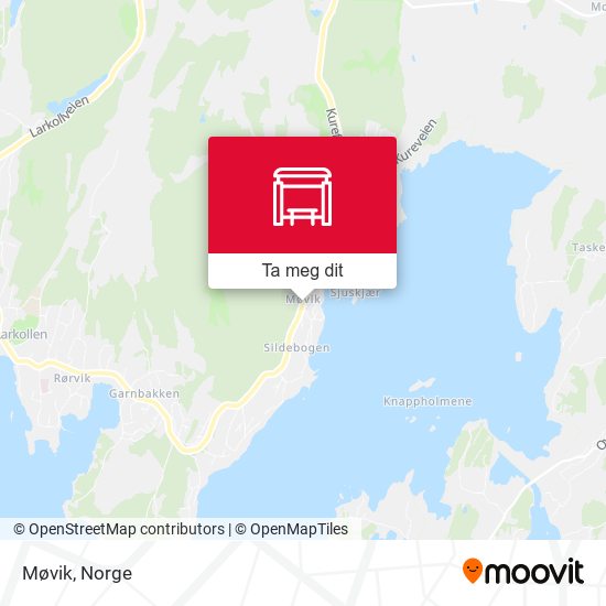 Møvik kart