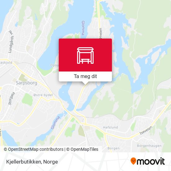 Kjellerbutikken kart