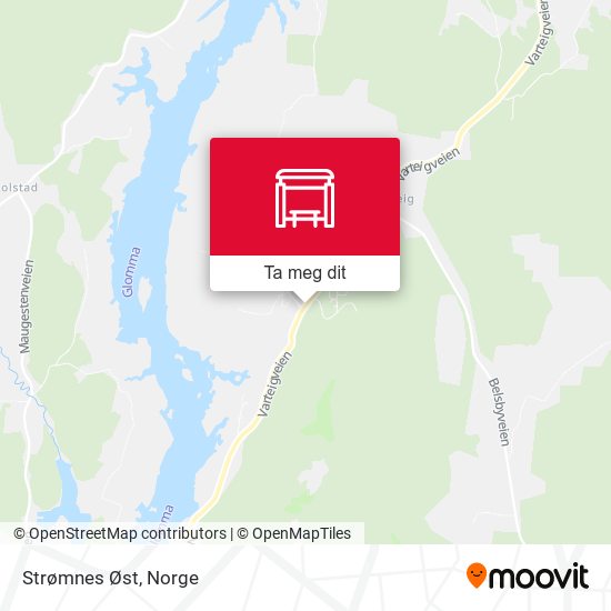 Strømnes Øst kart