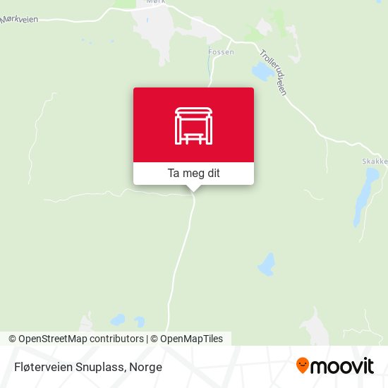 Fløterveien Snuplass kart