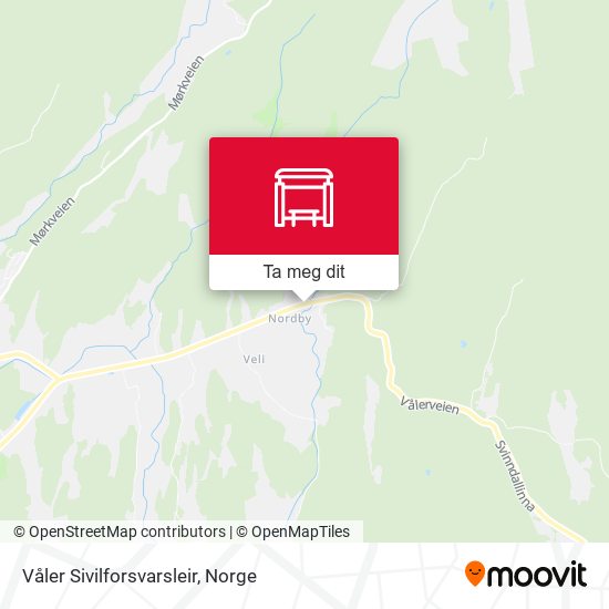 Våler Sivilforsvarsleir kart