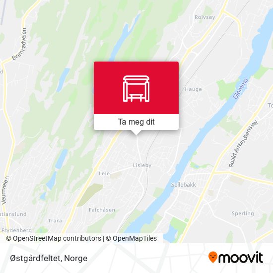 Østgårdfeltet kart