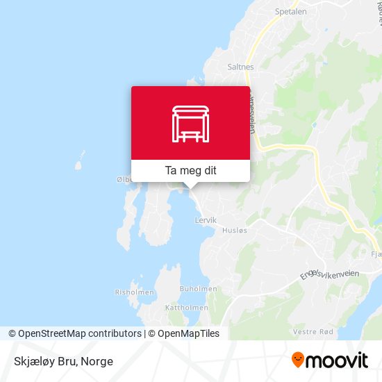 Skjæløy Bru kart