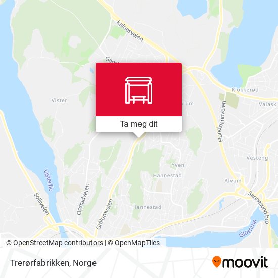 Trerørfabrikken kart