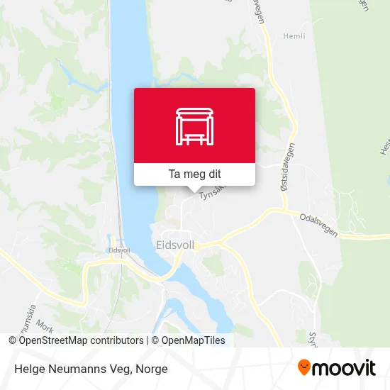 Helge Neumanns Veg kart