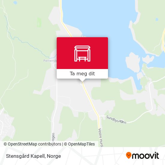 Stensgård Kapell kart