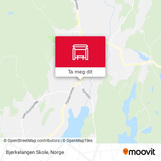 Bjørkelangen Skole kart