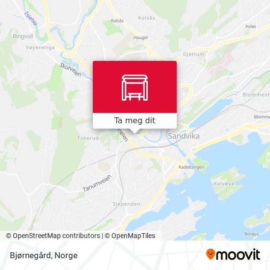 Bjørnegård kart