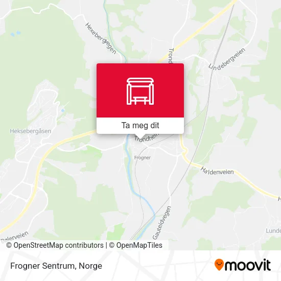 Frogner Sentrum kart