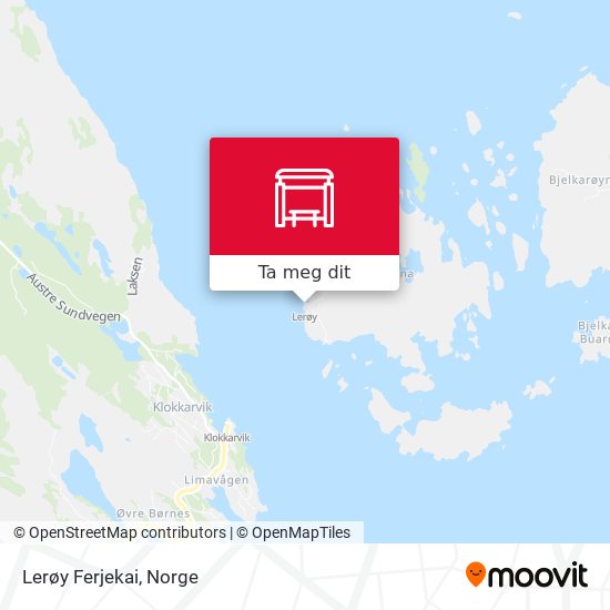Lerøy Ferjekai kart