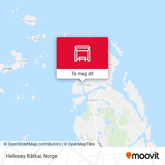 Hellesøy Båtkai kart