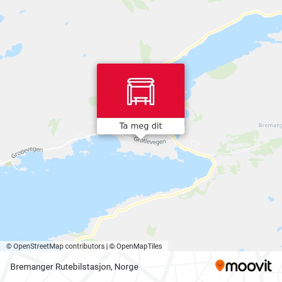 Bremanger Rutebilstasjon kart