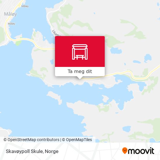 Skavøypoll Skule kart