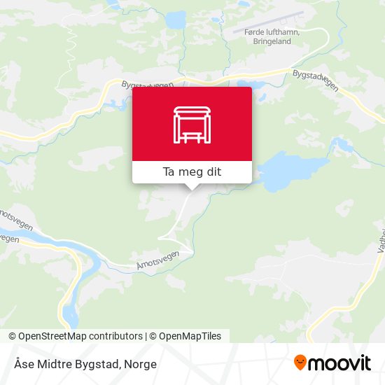 Åse Midtre Bygstad kart