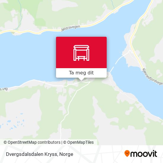 Dvergsdalsdalen Kryss kart