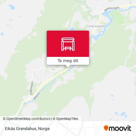 Eikås Grendahus kart