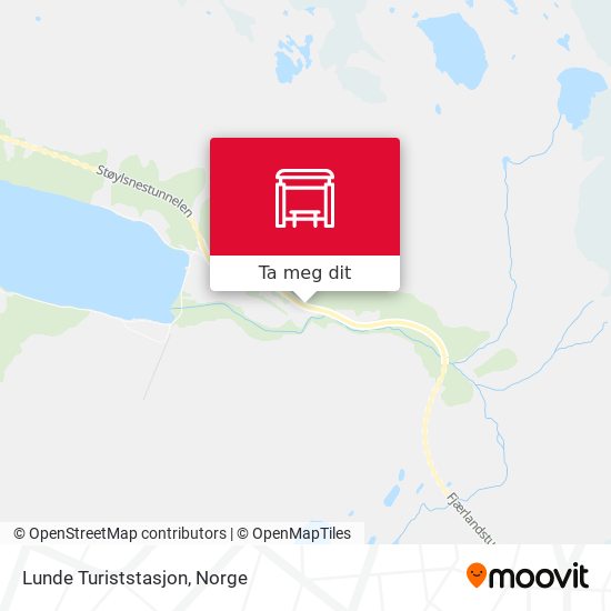 Lunde Turiststasjon kart