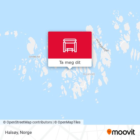 Halsøy kart