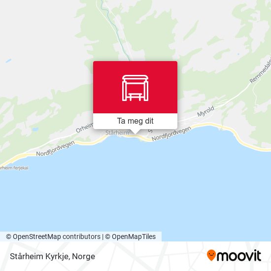 Stårheim Kyrkje kart