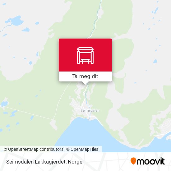 Seimsdalen Lakkagjerdet kart