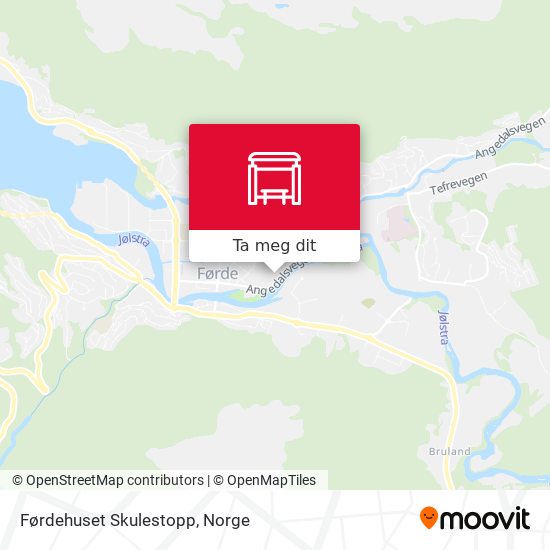 Førdehuset Skulestopp kart