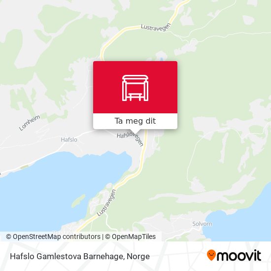 Hafslo Gamlestova Barnehage kart