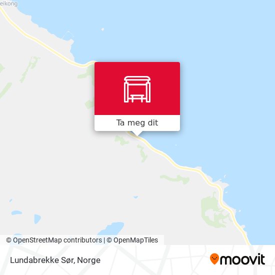 Lundabrekke Sør kart