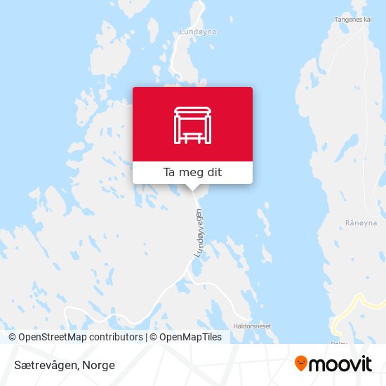 Sætrevågen kart