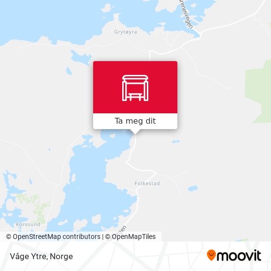 Våge Ytre kart