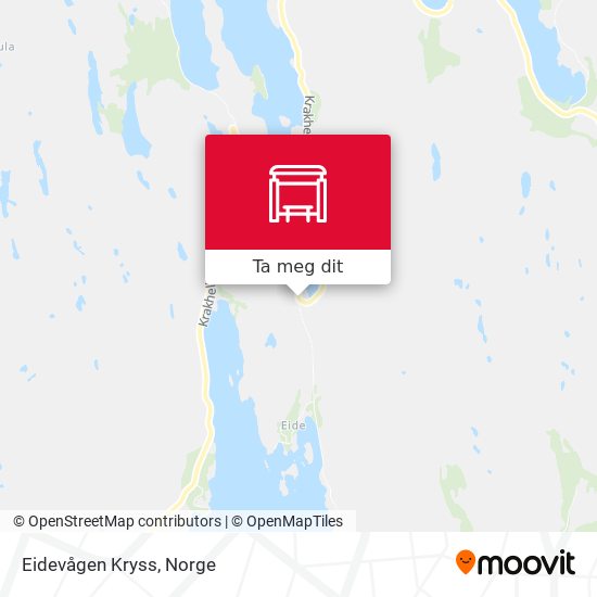 Eidevågen Kryss kart
