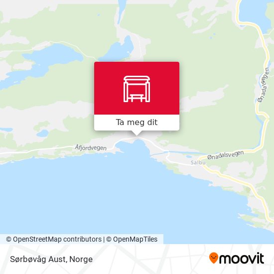 Sørbøvåg Aust kart