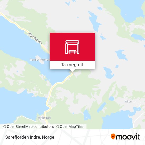 Sørefjorden Indre kart