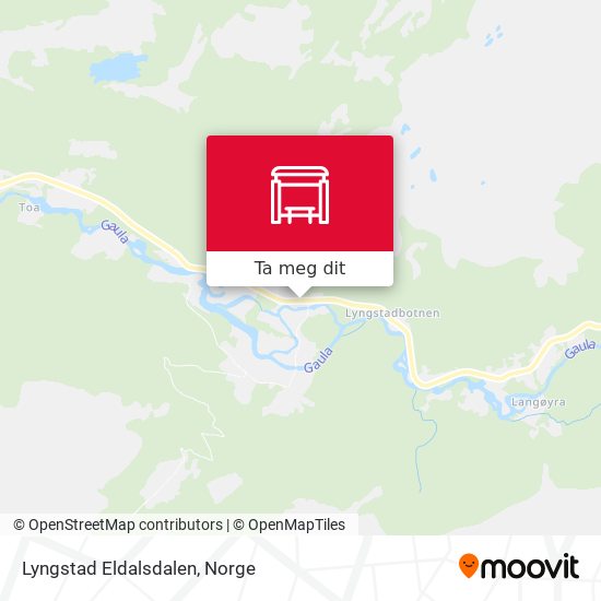 Lyngstad Eldalsdalen kart
