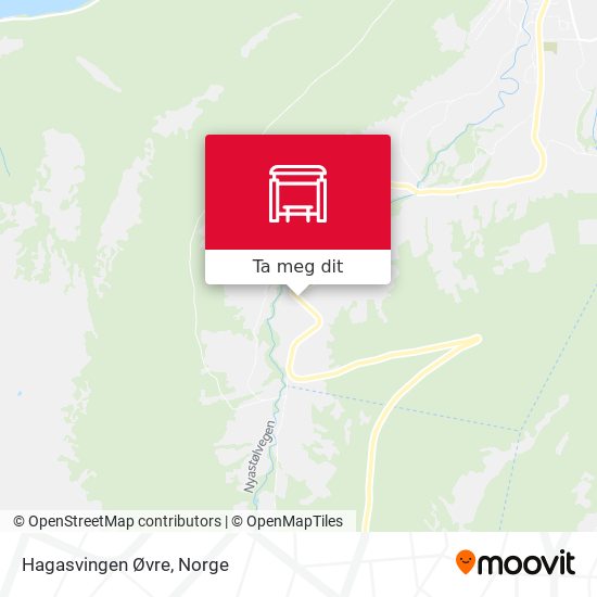 Hagasvingen Øvre kart
