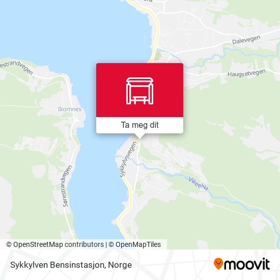 Sykkylven Bensinstasjon kart