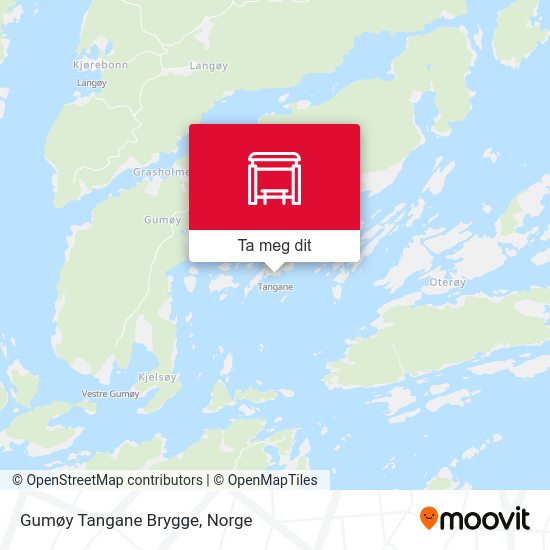 Gumøy Tangane Brygge kart