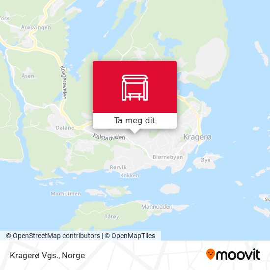 Kragerø Vgs. kart
