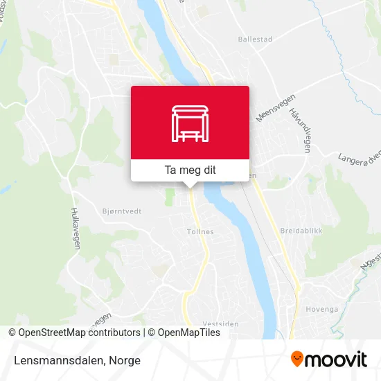 Lensmannsdalen kart