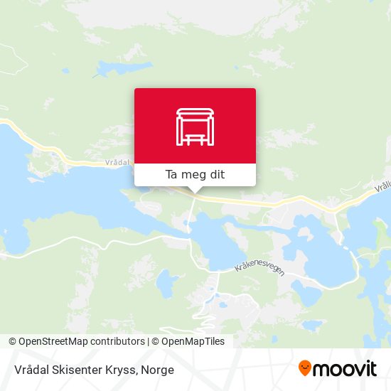 Vrådal Skisenter Kryss kart