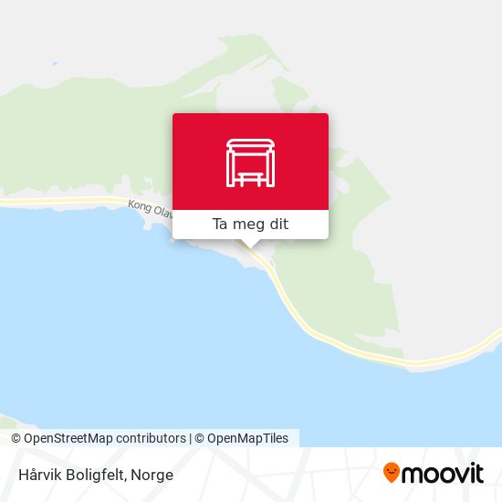 Hårvik Boligfelt kart